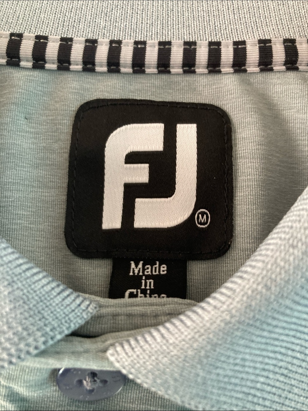 Footjoy Titleist Men’s Pale Green Gray Golf Polo with Embroidered Logo - Picture 2 of 9